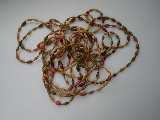 Collier en perles de papier